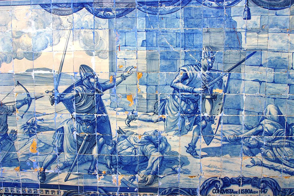 The Magnificent Azulejos Depicting the Fall of Lisbon: A Journey Through History at Santa Luzia Church, Lisbon