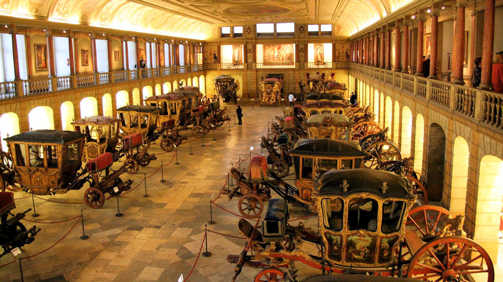 Step into a world of regal elegance at the National Coach Museum in Lisbon, Portugal, where historical carriages from the royal family and nobility transport you to a bygone era.