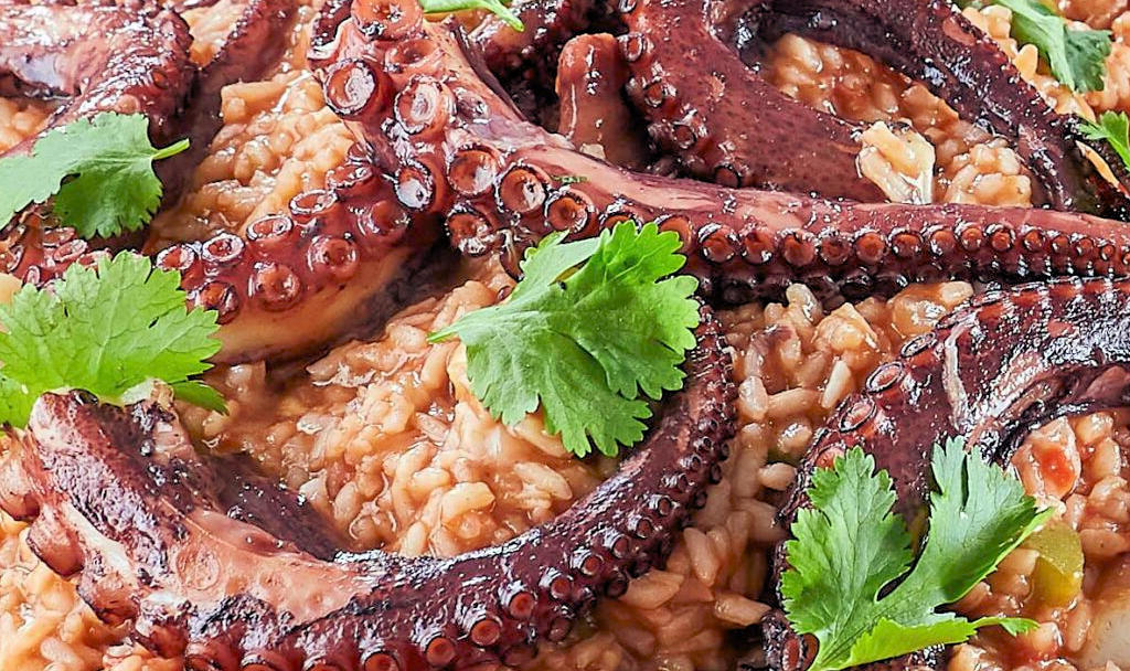 Arroz de Polvo: A traditional Portuguese dish that combines tender octopus meat, aromatic spices, and the rich heritage of Portuguese cuisine.