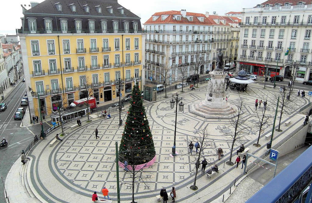 Experience the allure of Praça de Luís de Camões in Lisbon, where history, art, and vibrant culture converge in a captivating urban setting.